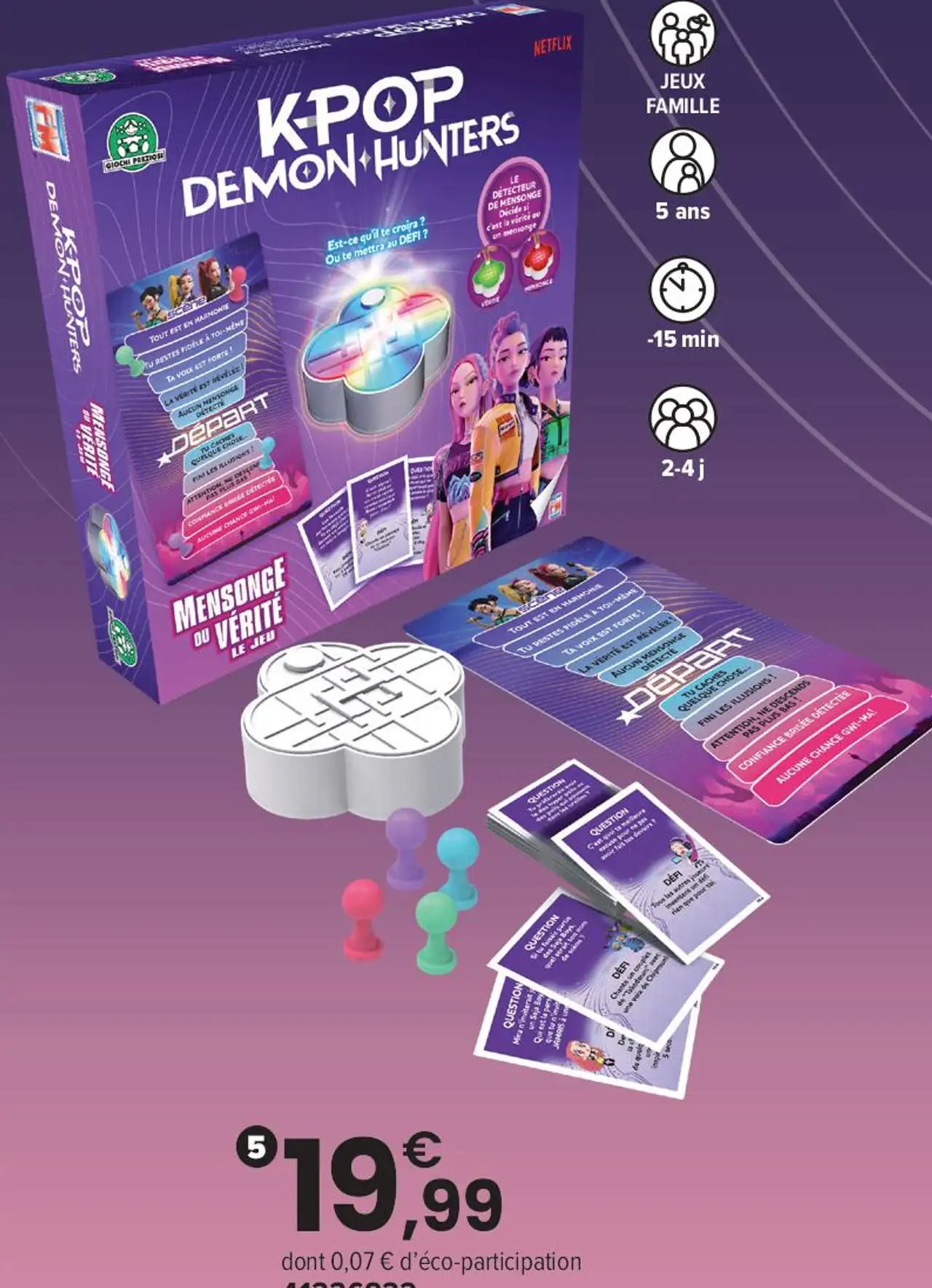 Le jeu - Mensonge ou Vérité ? Version française KPop Demon Hunters