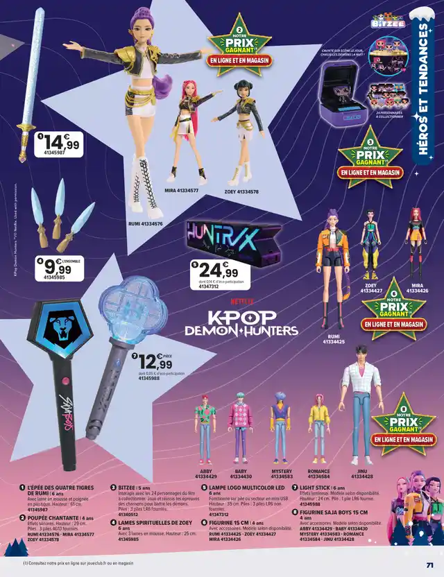 newspaper image - Light Stick KPop Demon Hunters - JouéClub