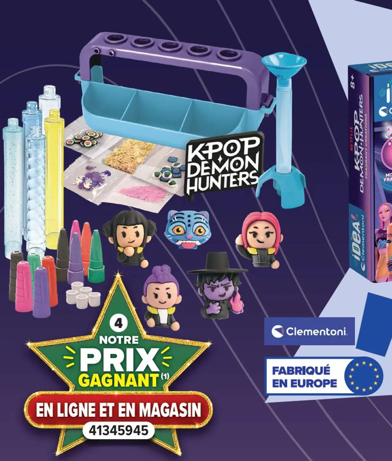 Crée tes stylos Clementoni Kpop Demon Hunters