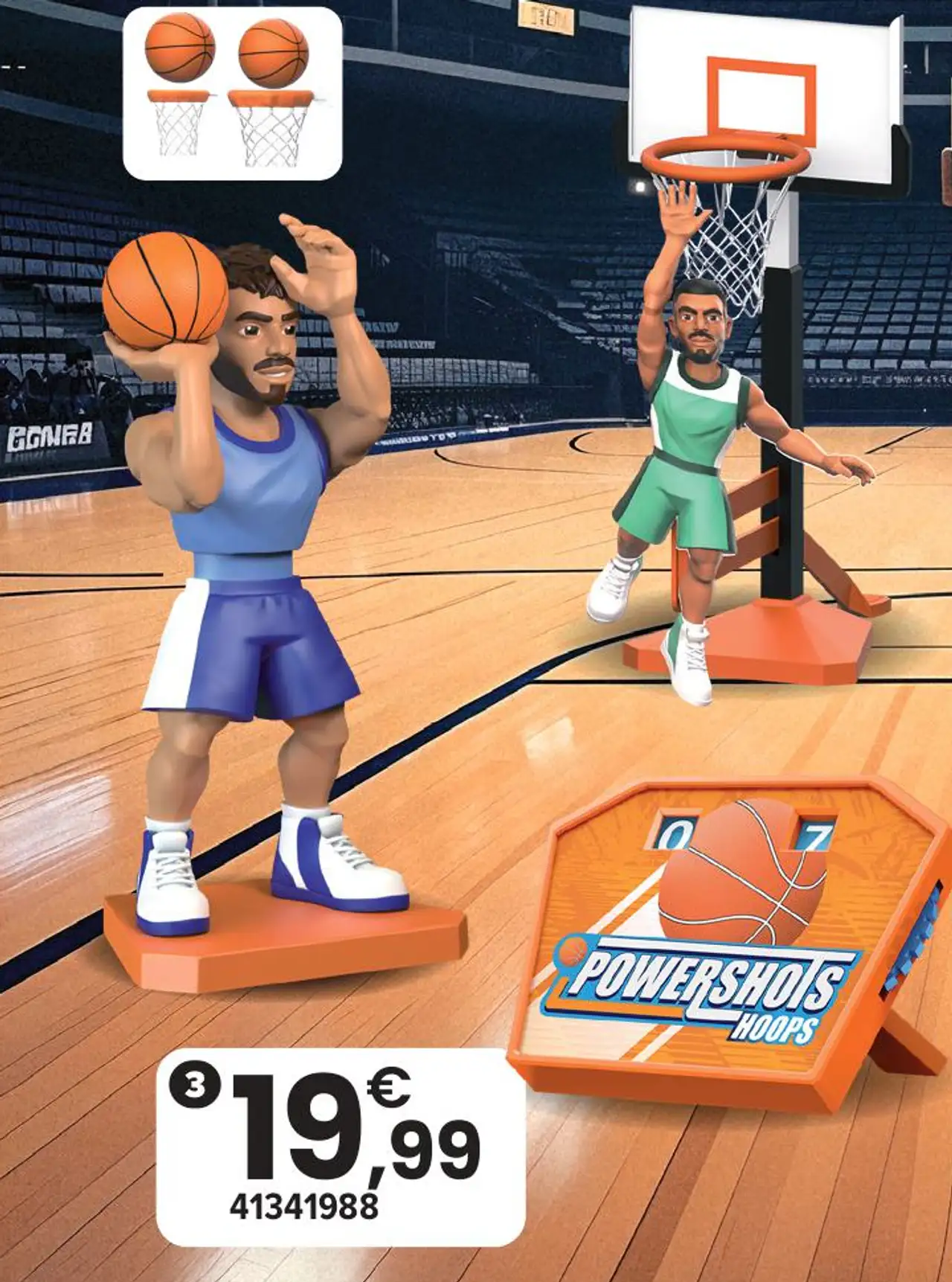 Jeu de basket Powershots Hoops Joueur Taylor