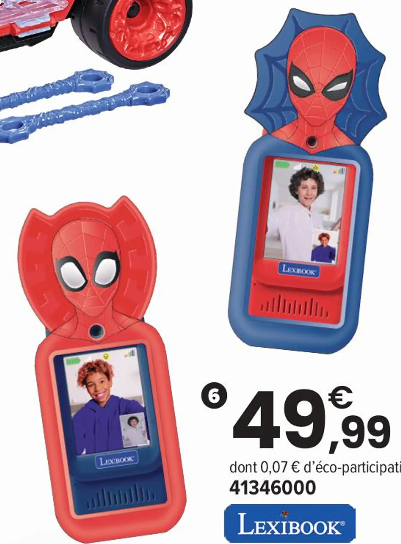 Lexibook Talkies-walkies rechargeables Spider-Man