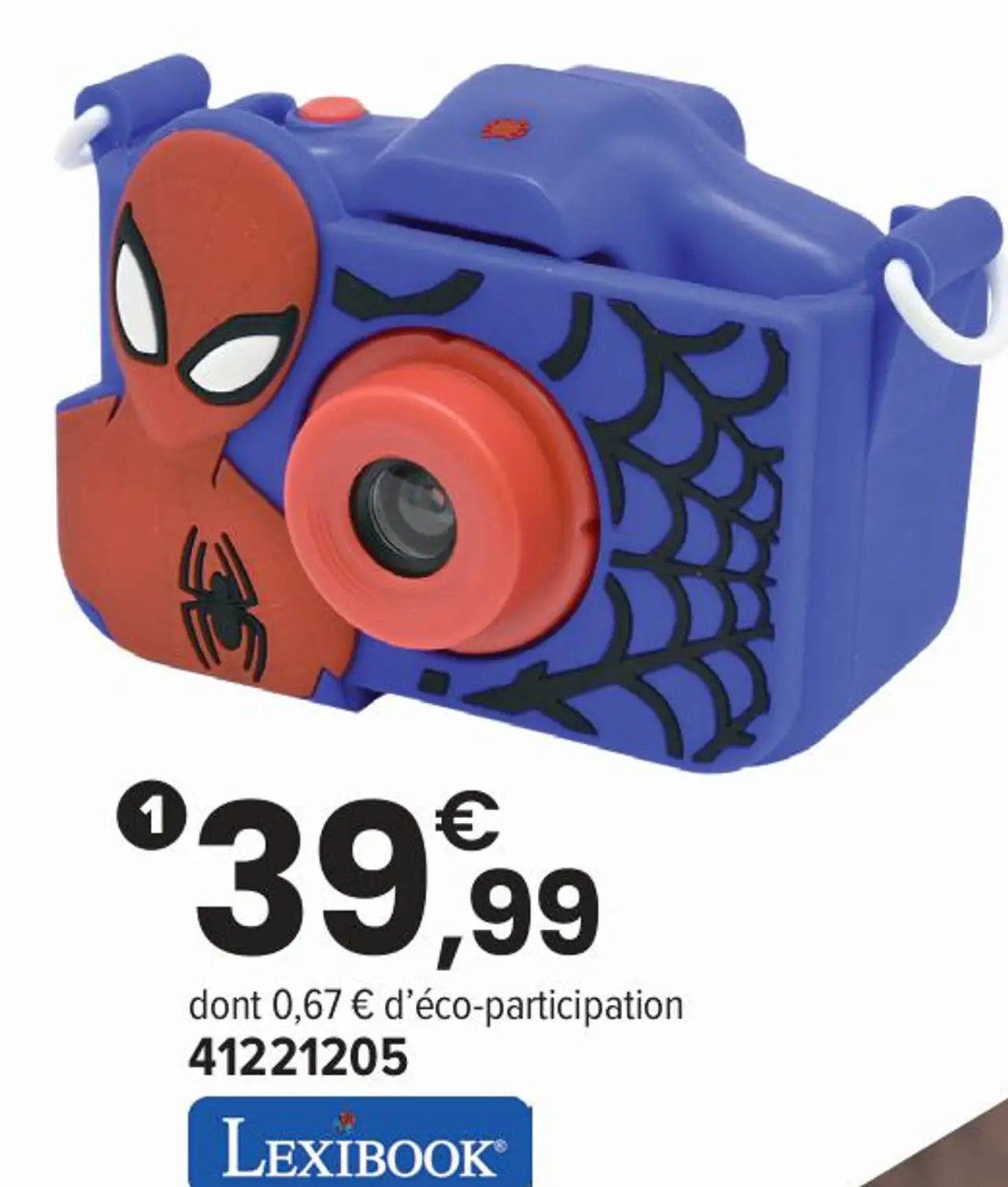 Appareil photo pour enfant Lexibook Spider-Man