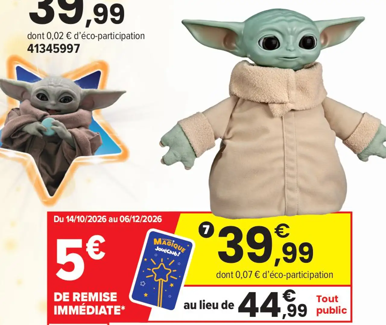 Figurine interactive Grogu Star Wars