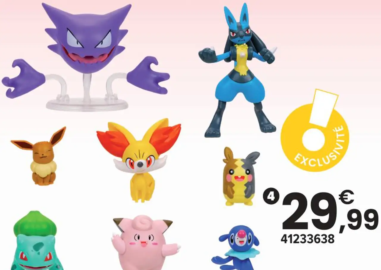 Battle pack multi-figurines 8 pièces Pokémon