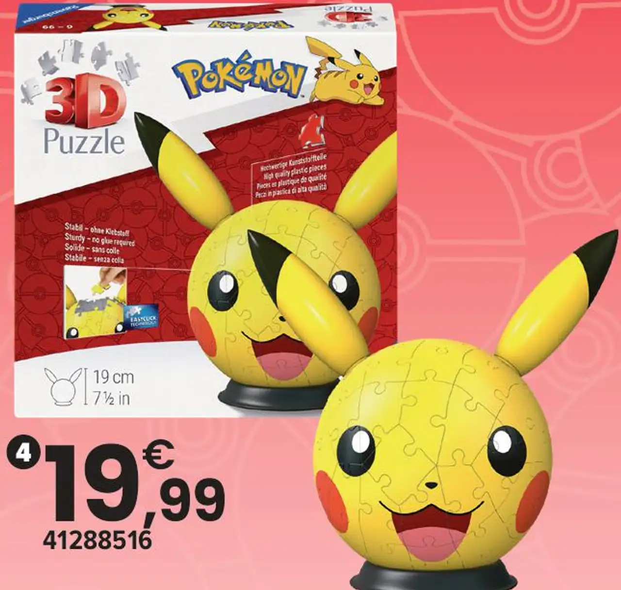 Ravensburger Puzzle 3D ball Pikachu