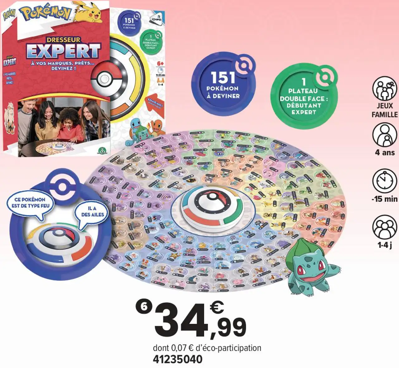 Jeu Pokémon Dresseur Expert