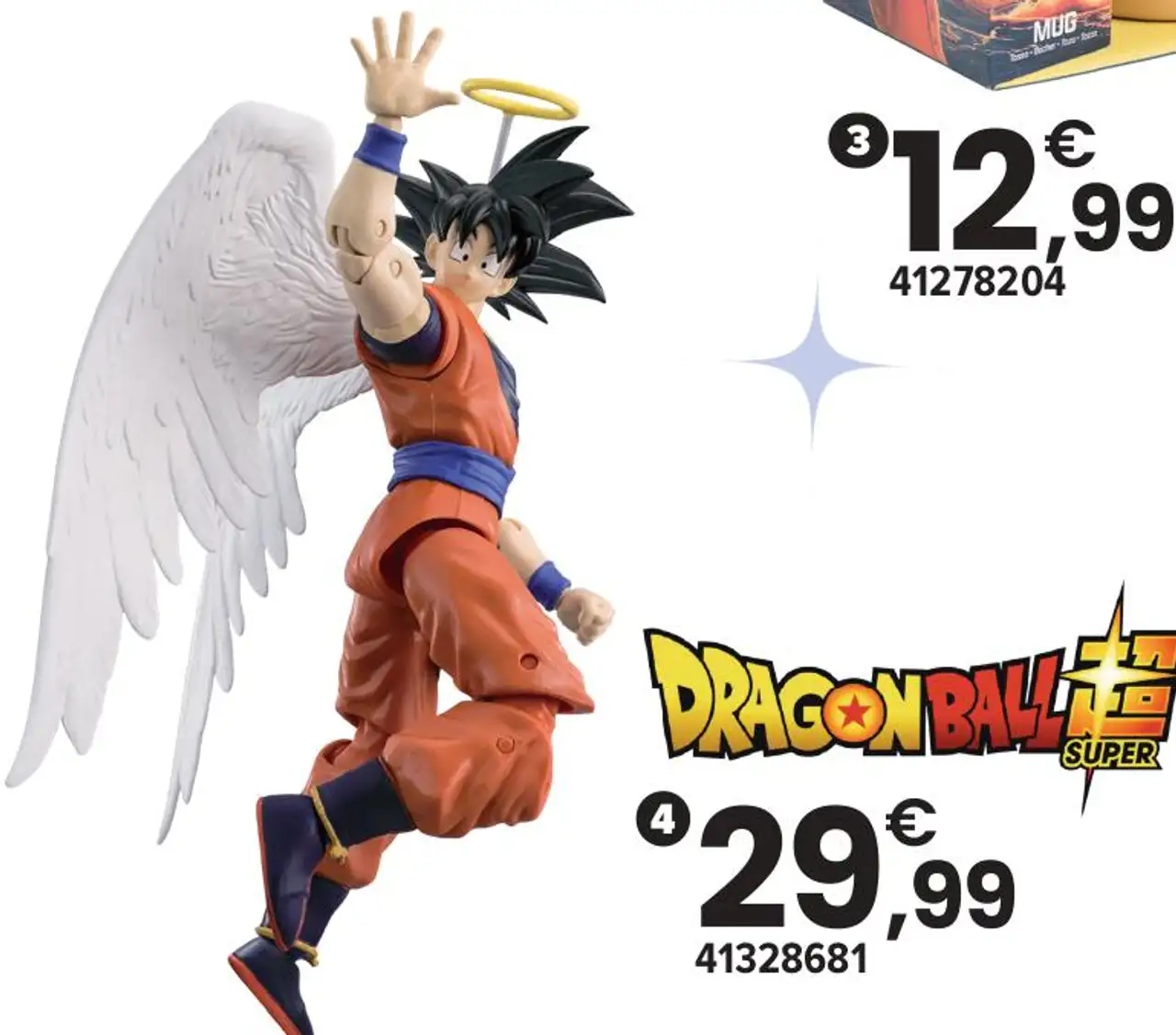 Figurine Extra Pack Son Goku Angel Dragon Ball Super 17 cm