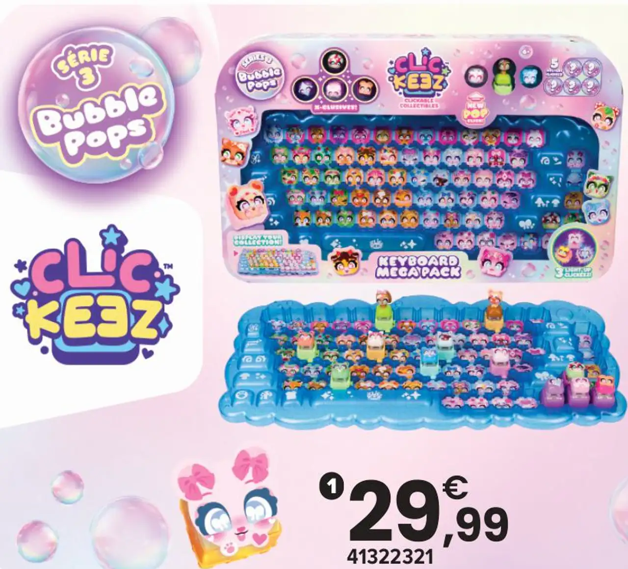 Clickeez - Keyboard Méga Pack Série 3