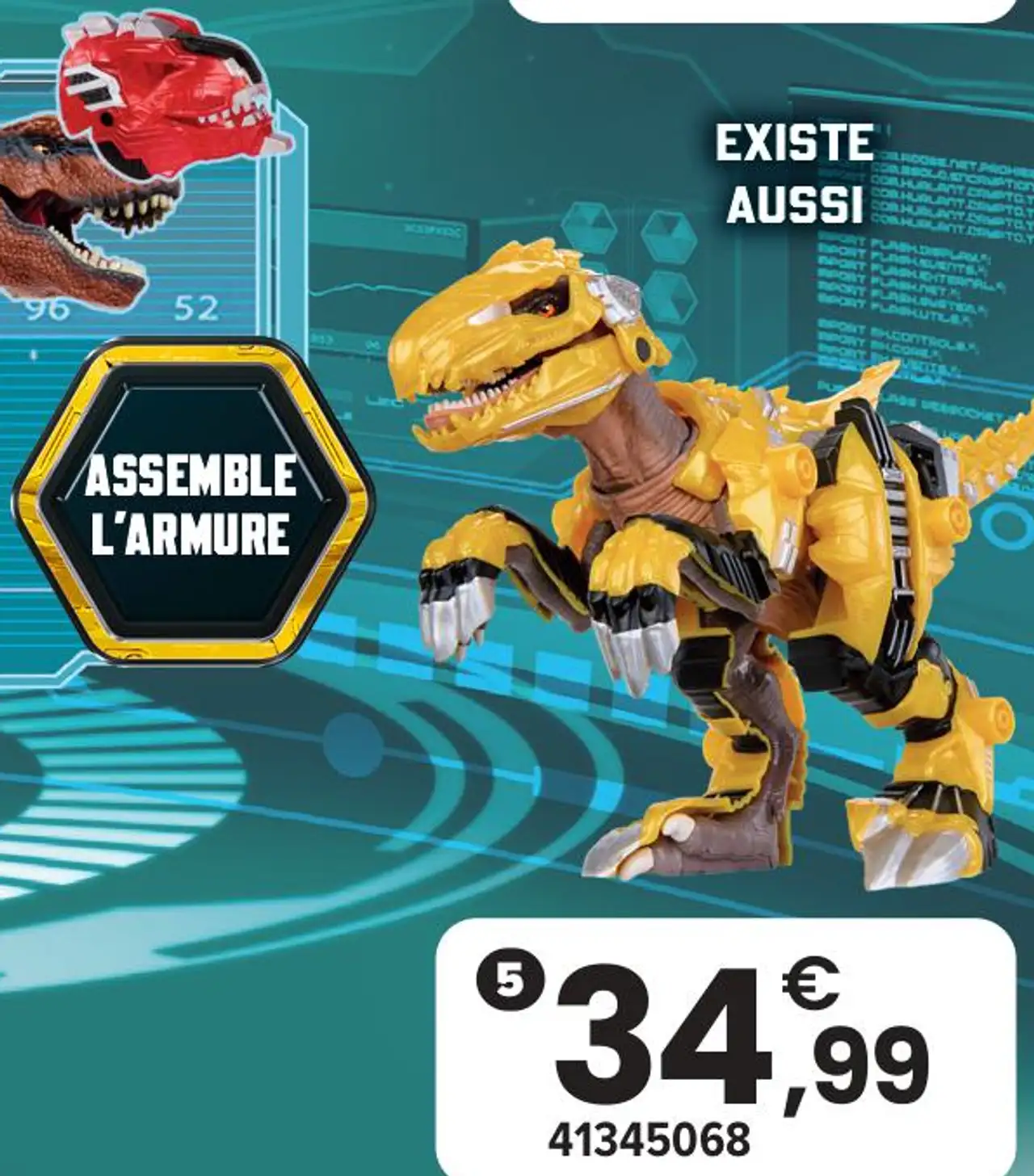 Armor-Up Dinosaure Raptor Blaze Armorsaurs