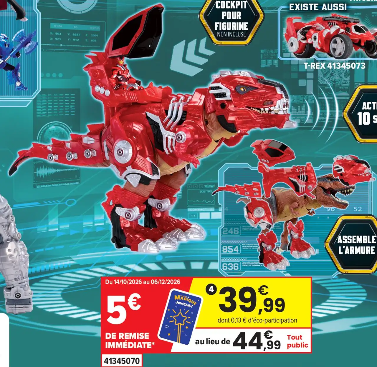 Armorsaurs Armor-Up Dinosaure T-Rex Ajax