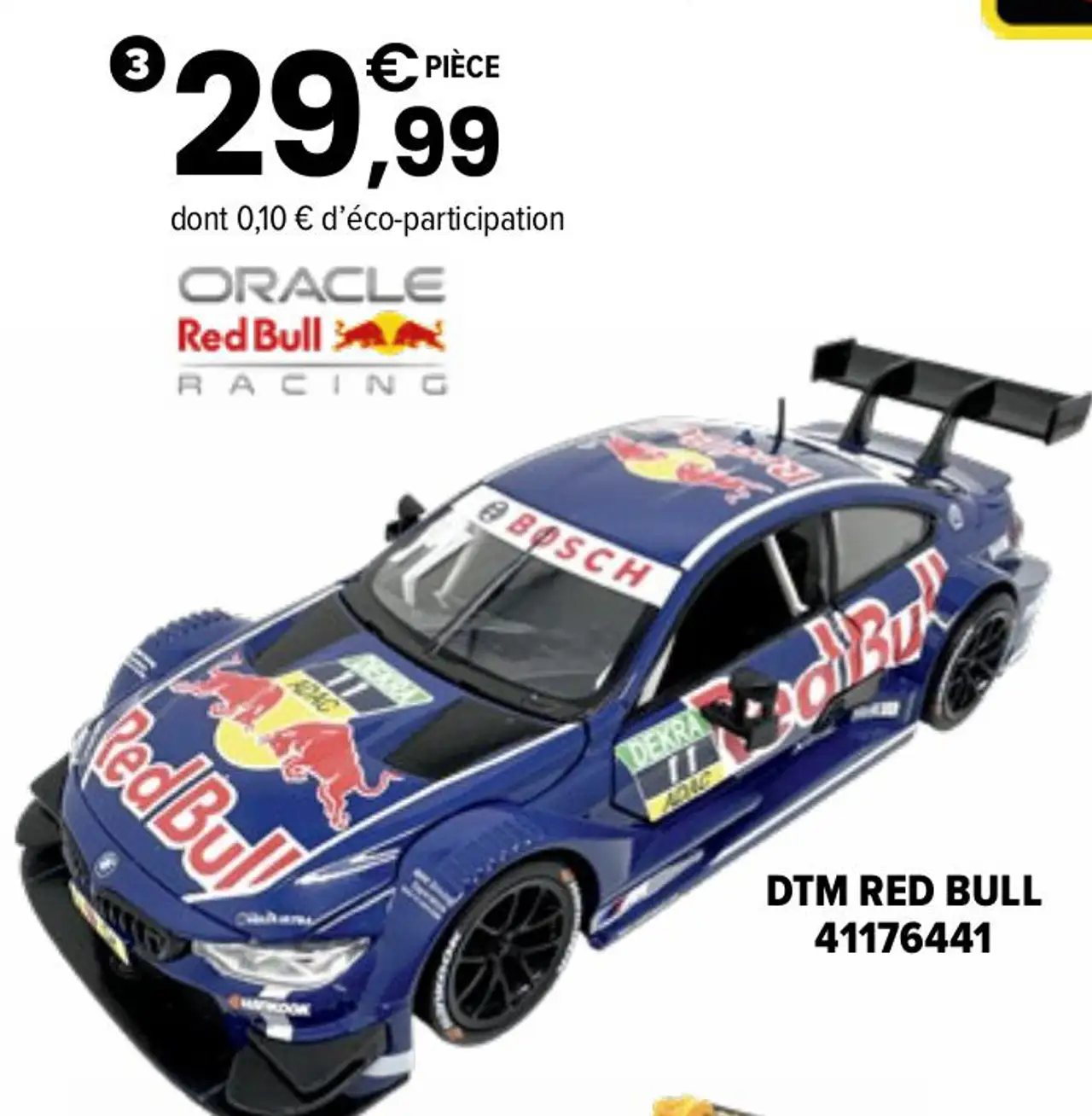 Voiture miniature BMW M4 DTM Red Bull Bburago