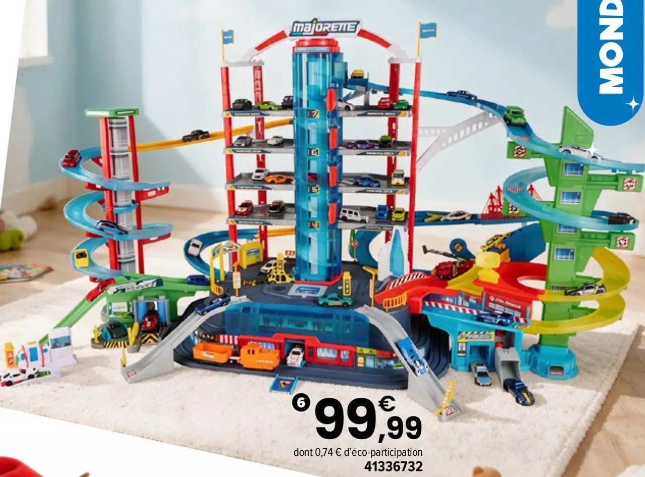 Majorette garage Super City et véhicules