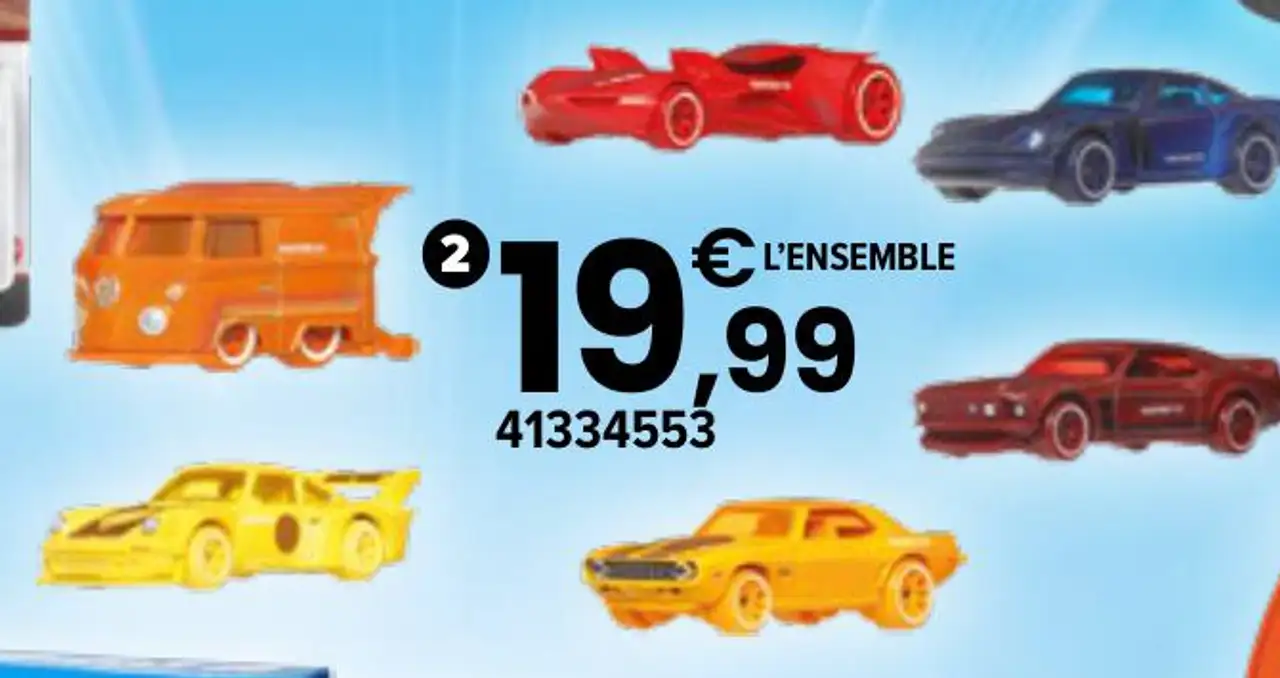 Multipack véhicules Pantone Hot Wheels