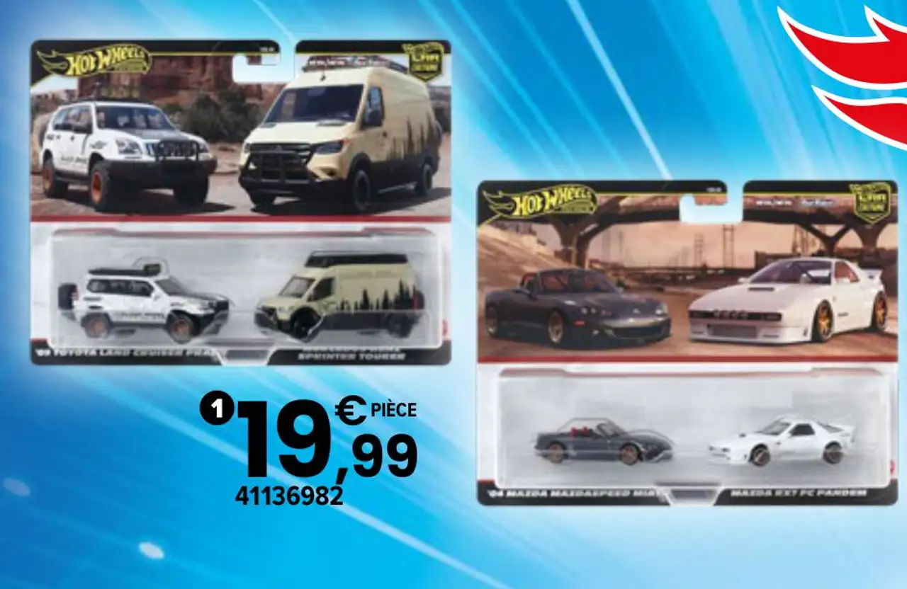 Coffret Car Culture Premium - 2 véhicules Hot Wheels