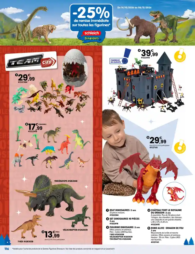 newspaper image - Figurines Schleich Dinosaurs - JouéClub
