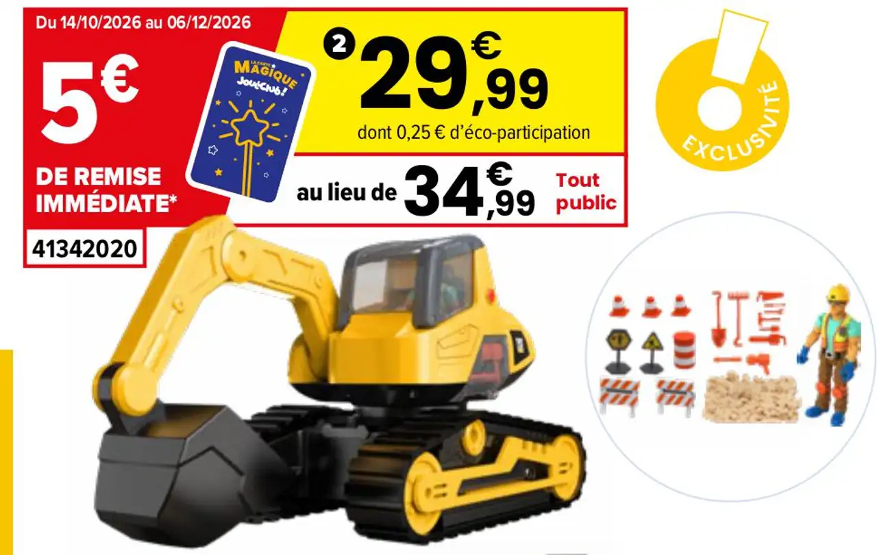 Pack excavatrice Caterpillar Workforce