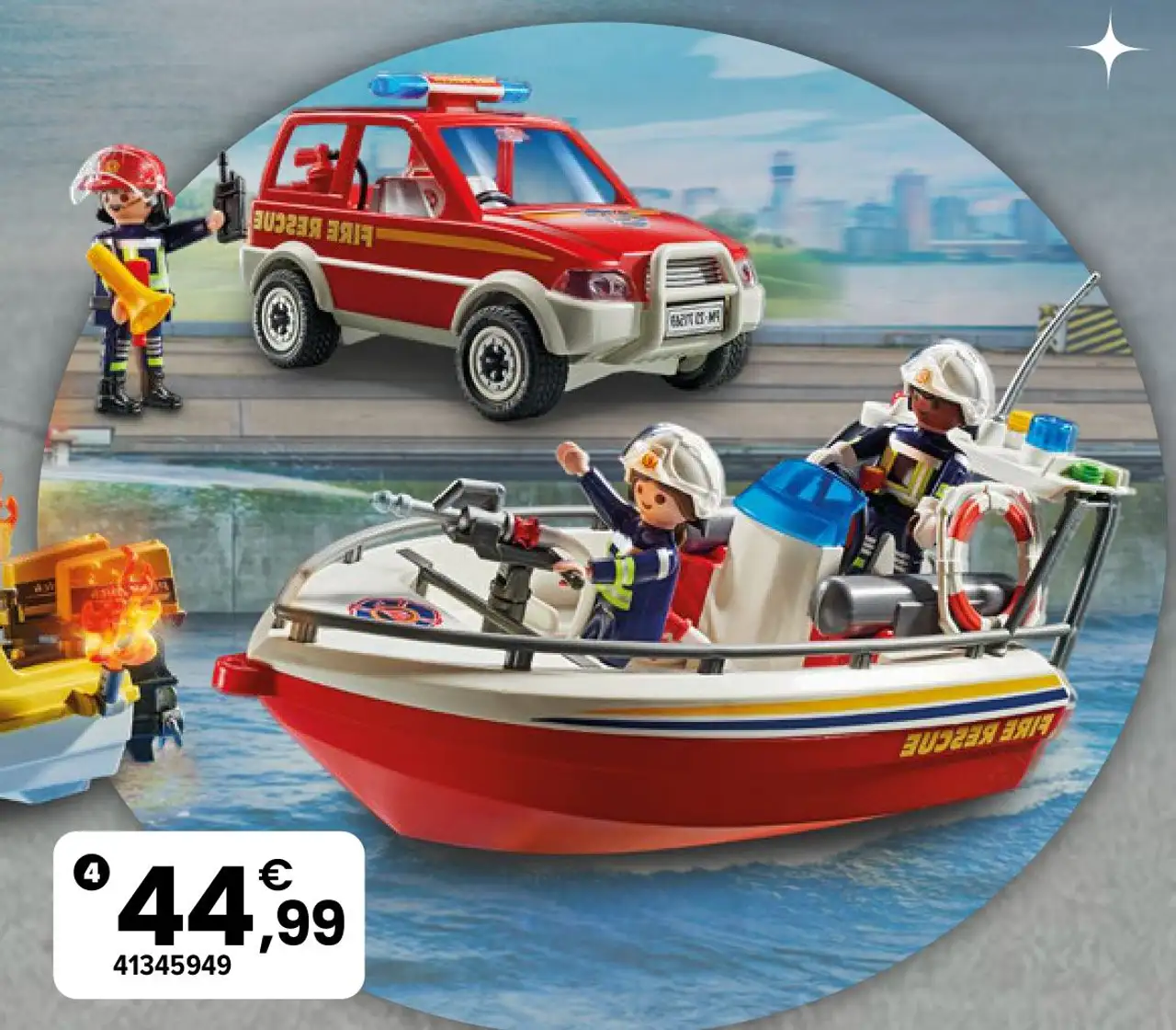 Équipe d'intervention des pompiers Playmobil 71569