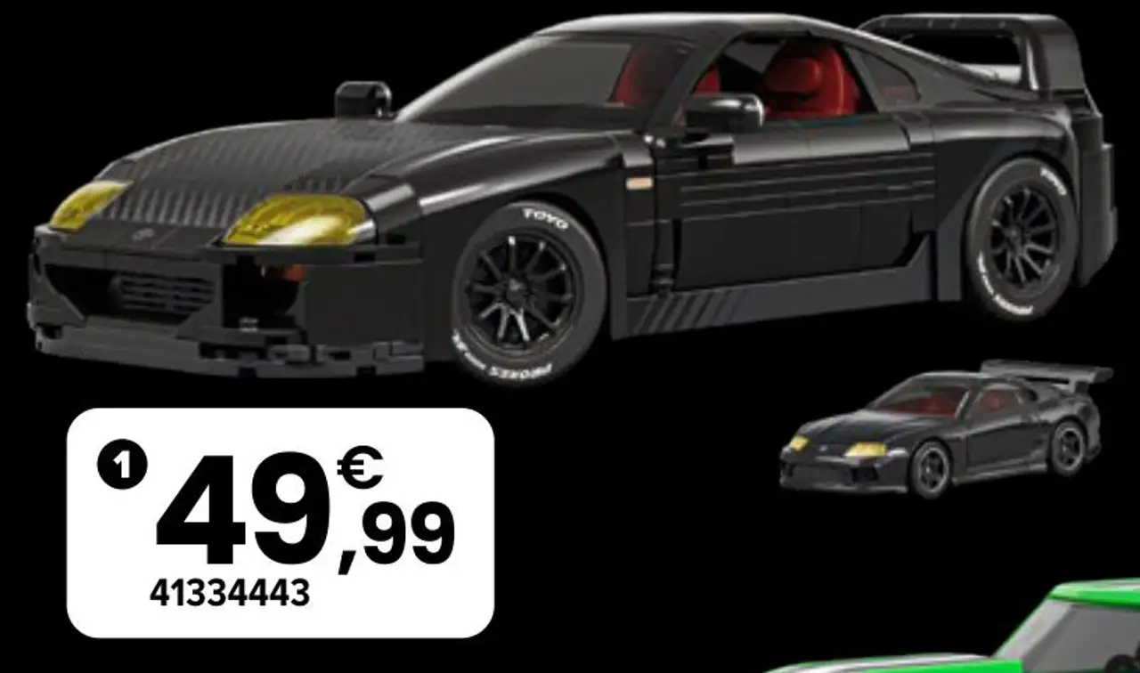 Voiture à construire Elite Toyota Supra MKIV 1994 Mattel Brick Shop