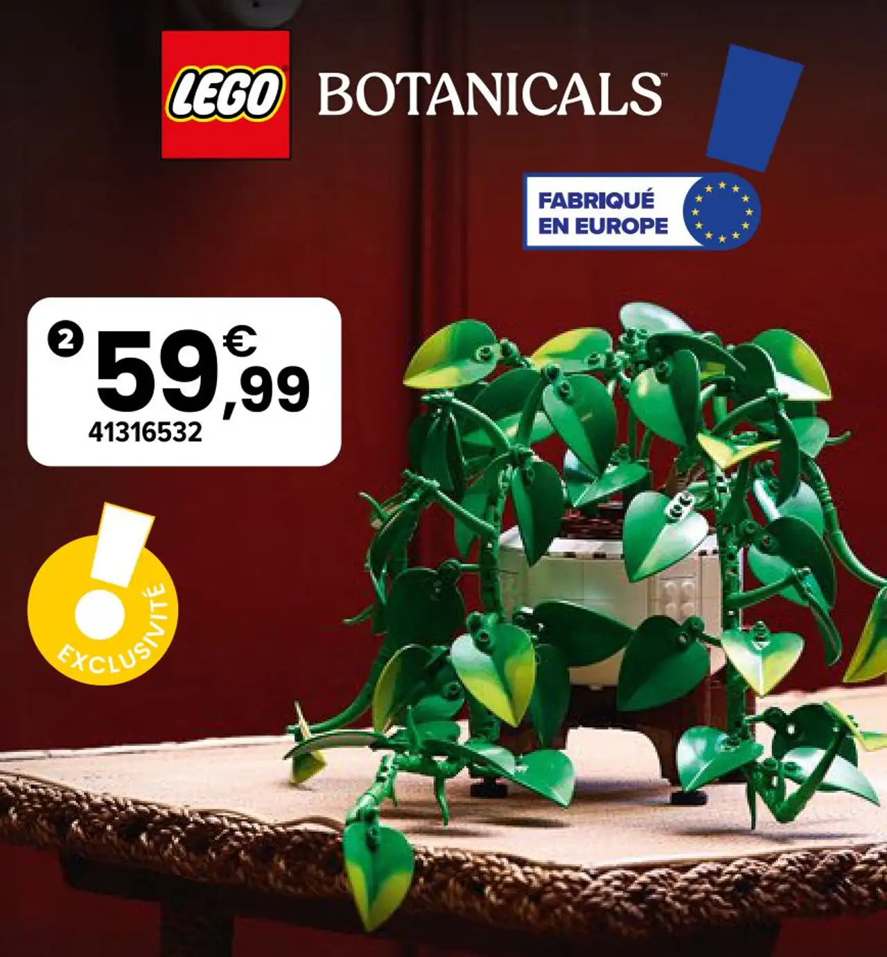 LEGO Botanicals 11512 Pothos Doré Tombant