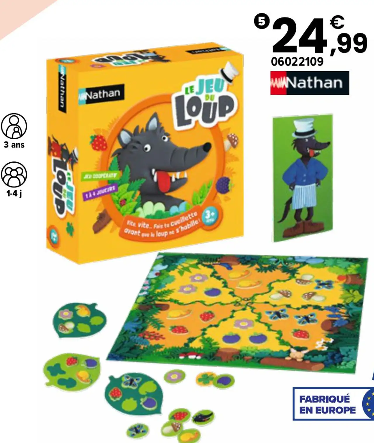 Jeu de société Le Jeu du Loup Nathan