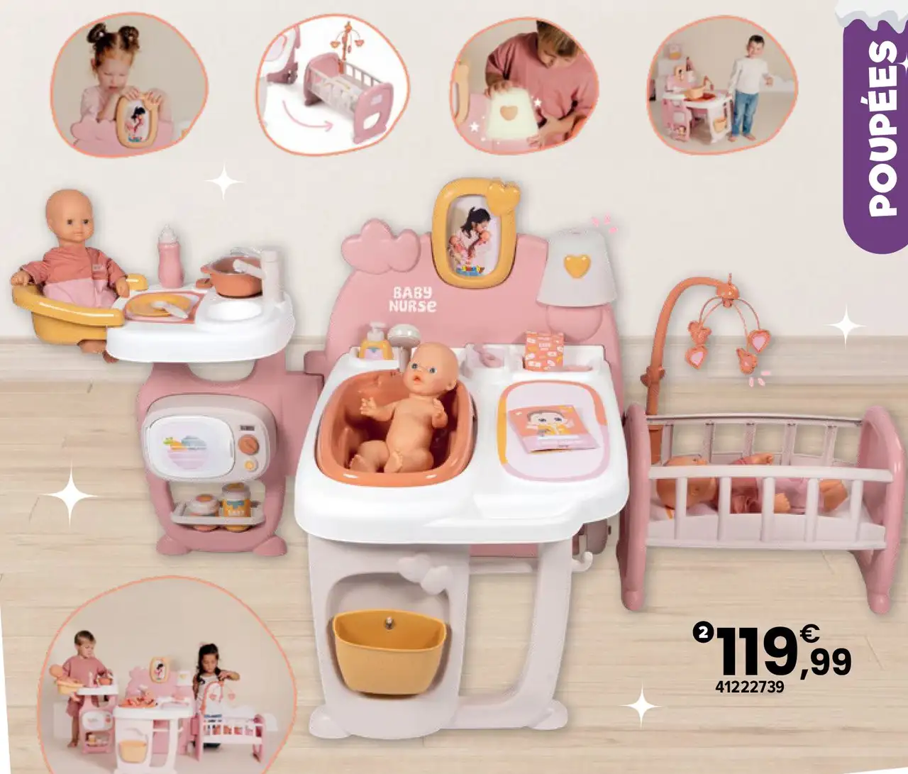 Grande Maison des Bébés Baby Nurse Smoby