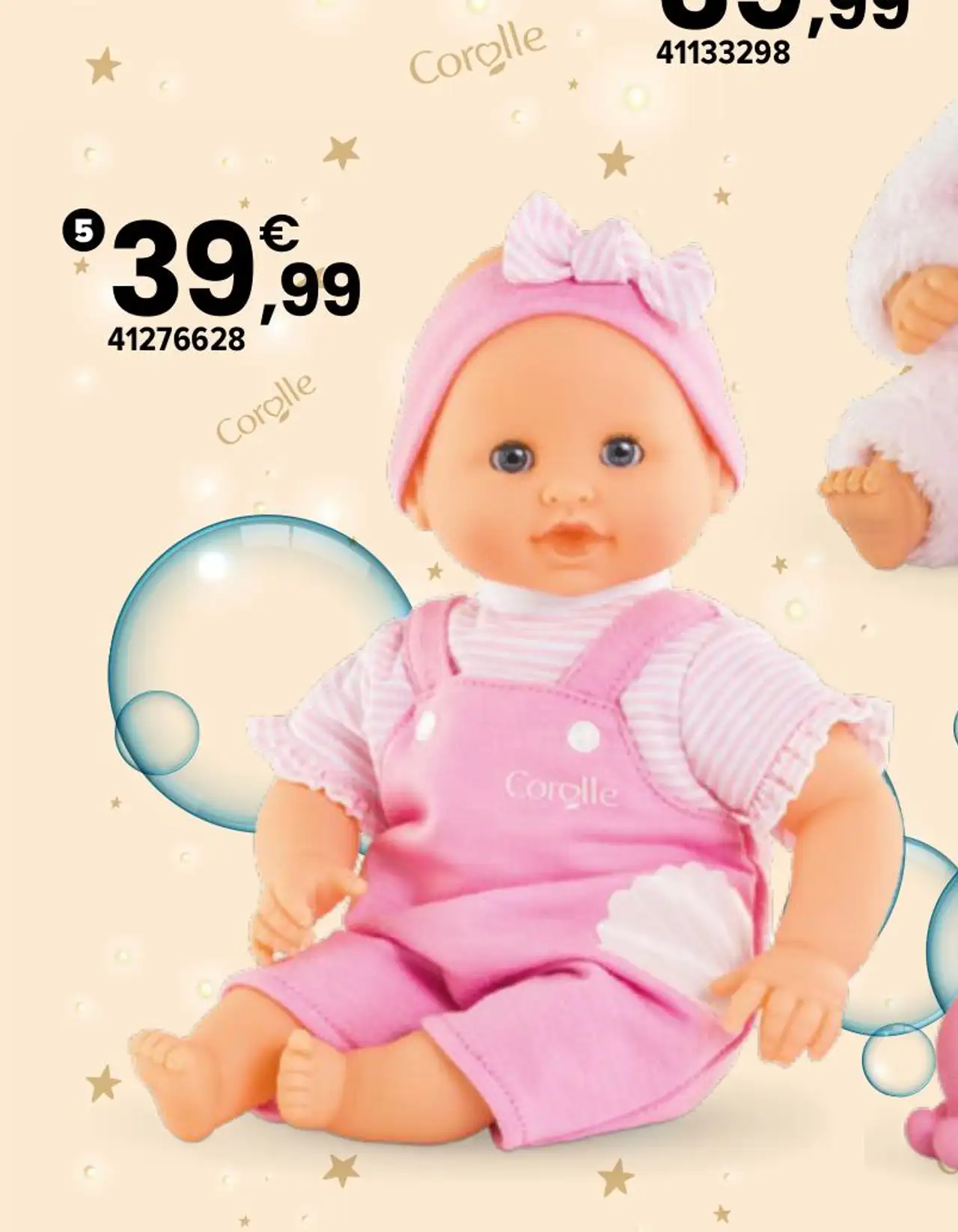 Poupon Corolle Bébé Bain Océane Coquillages