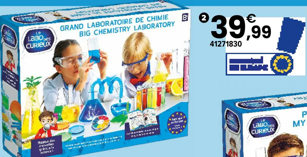 Grand laboratoire de chimie Le LABO des CURIEUX