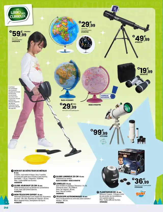 newspaper image - Mon télescope expert Le LABO des CURIEUX - JouéClub