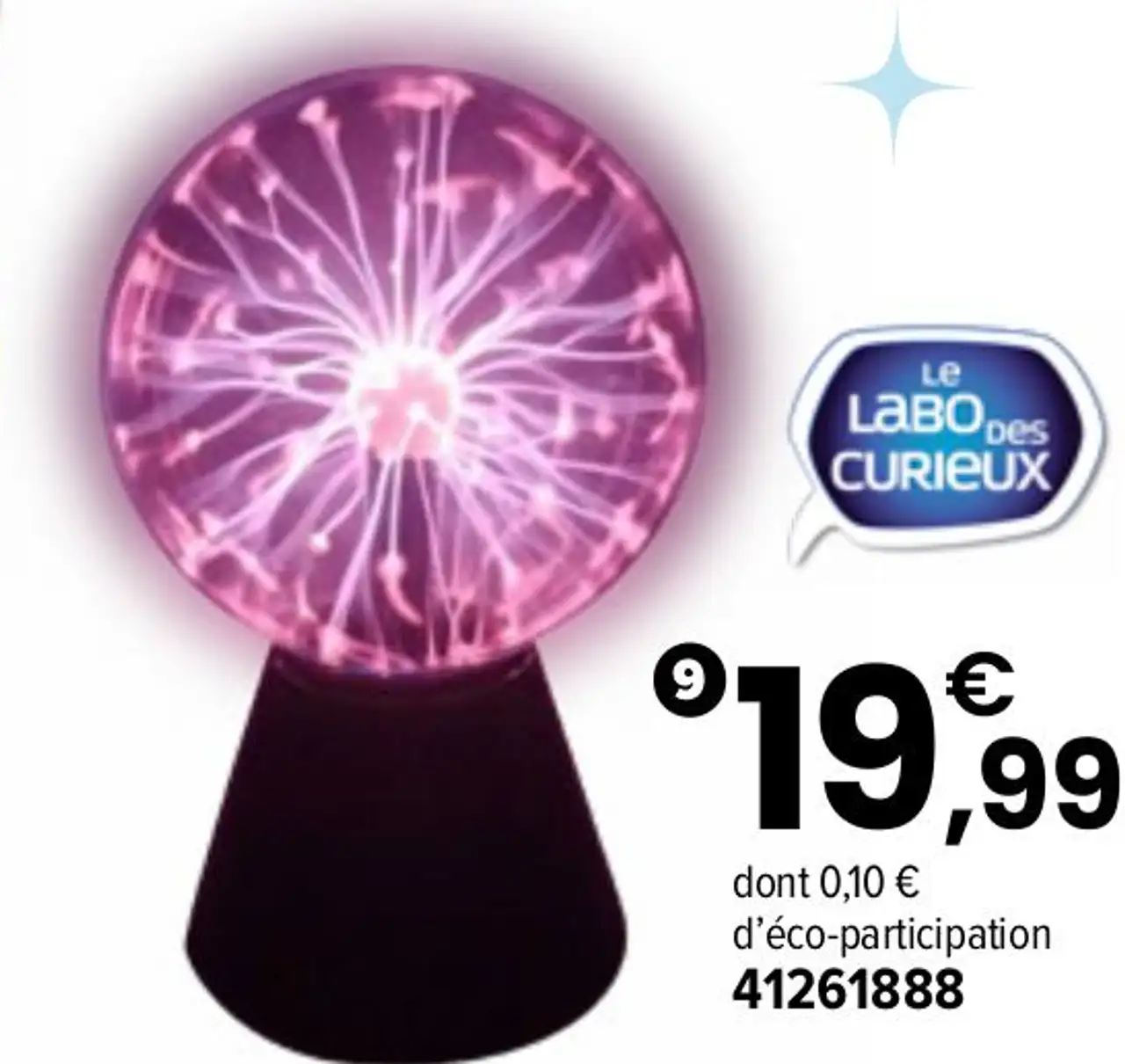 Lampe Plasma interactive Le Labo des Curieux