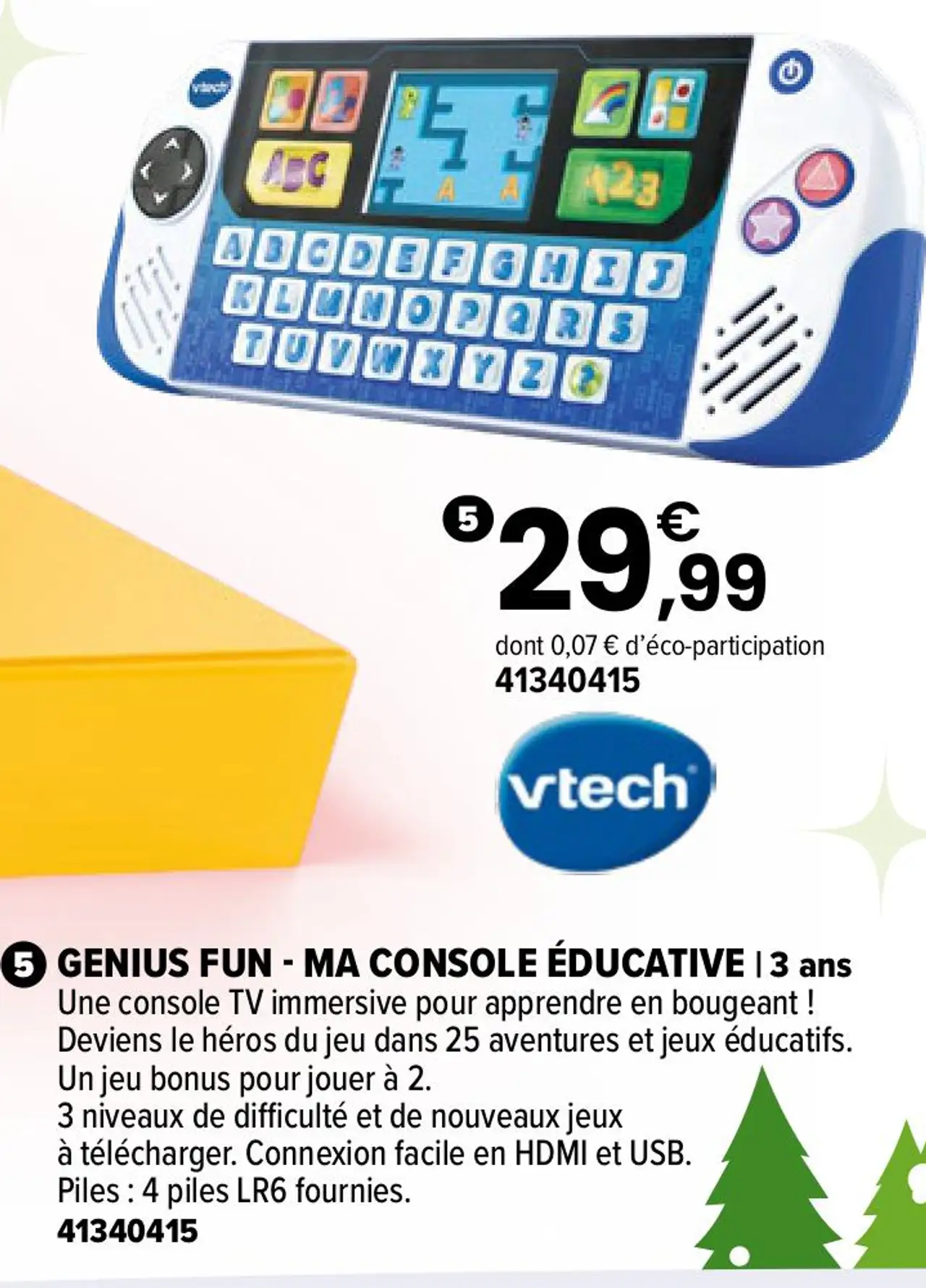 Console TV Genius Fun - Ma console éducative Vtech