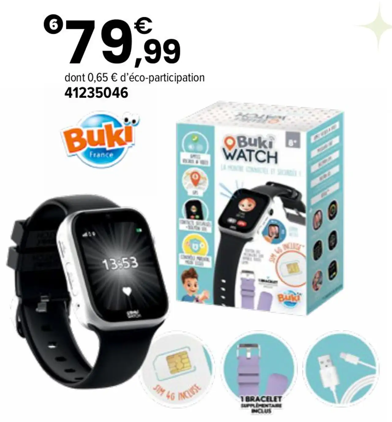 Montre connectée Buki Watch GPS Buki