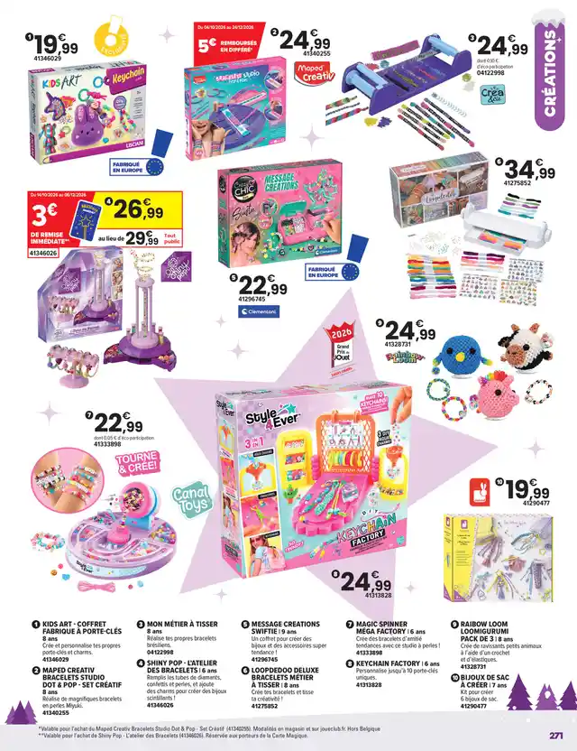 newspaper image - Style 4 Ever Magic Spinner Méga Factory 6 ans - JouéClub
