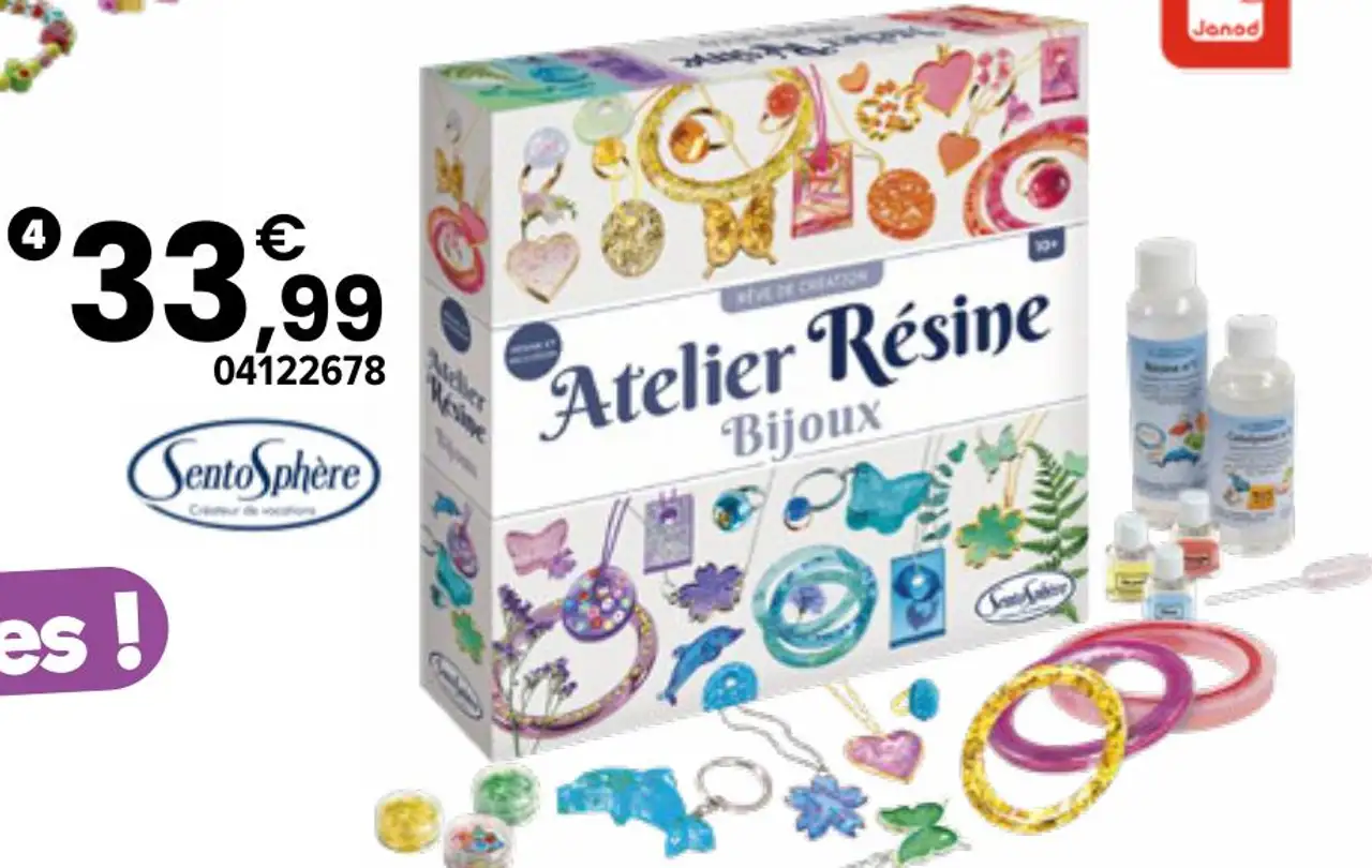 L'Atelier de bijoux résine & inclusion Sentosphère