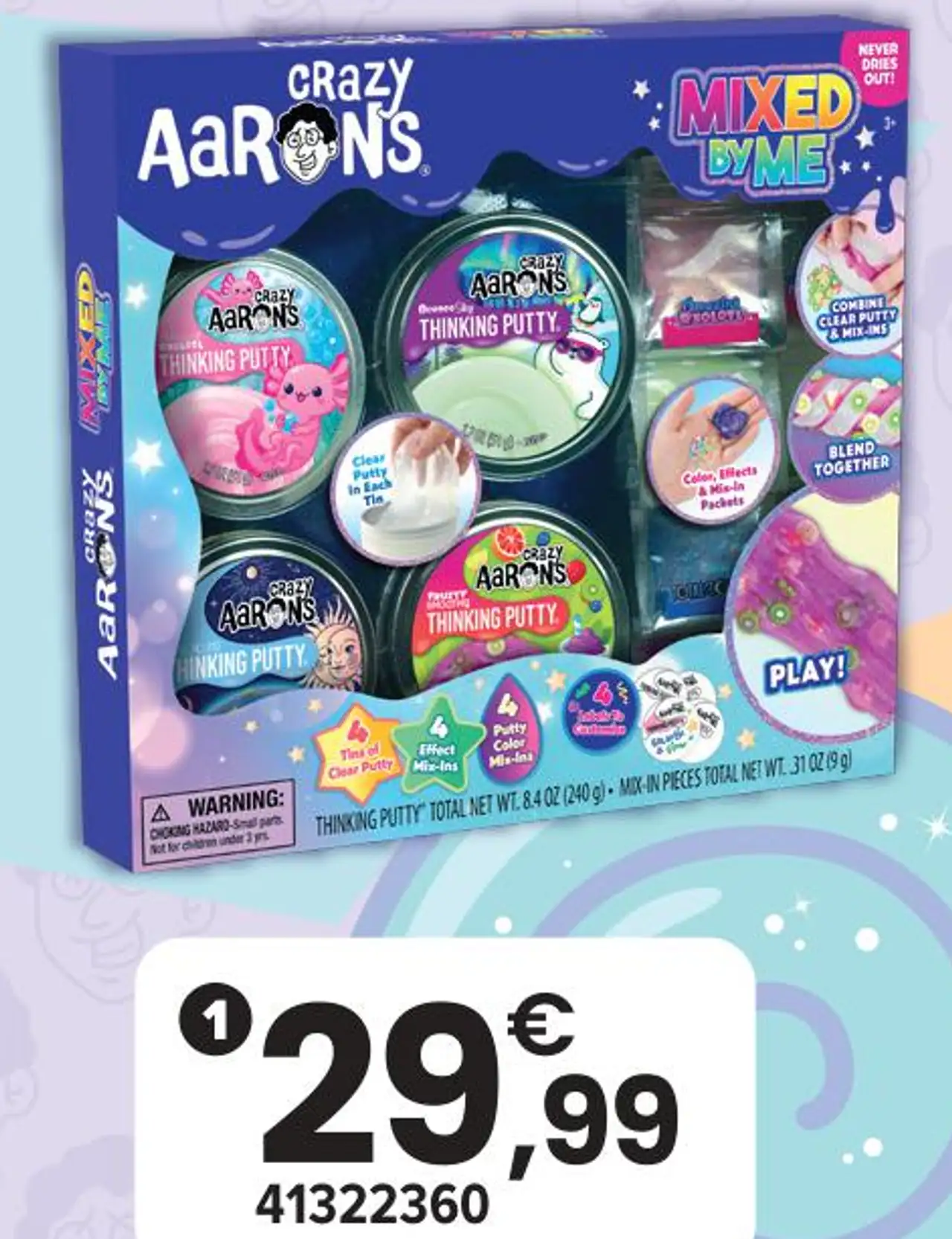 Coffret créatif Crazy Aaron's Thinking Putty Gift Set