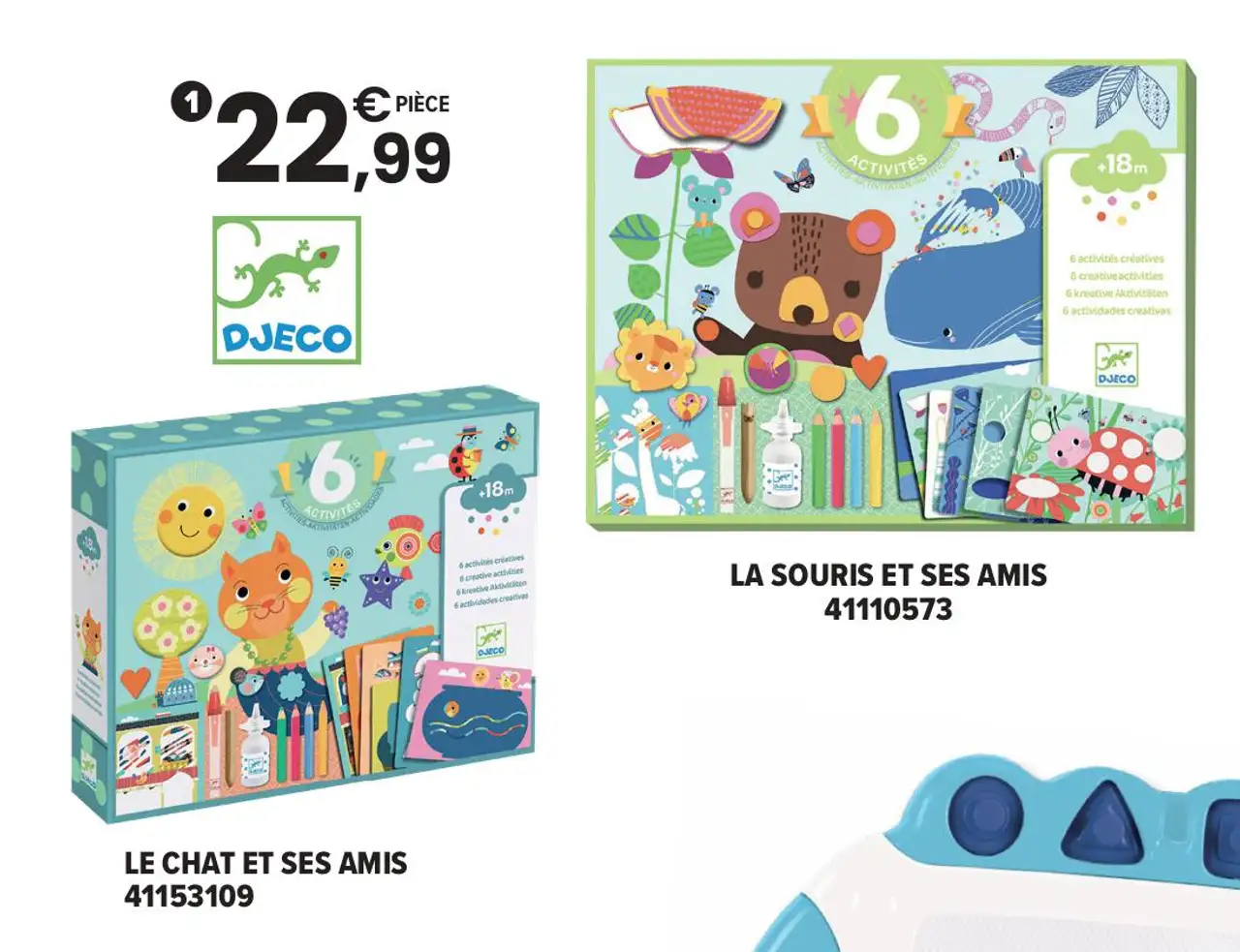 Jeu d'activité créative Djeco Le chat et ses amis / La souris et ses amis