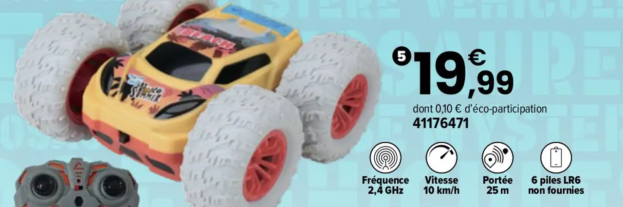 Voiture cascadeuse RC Team City