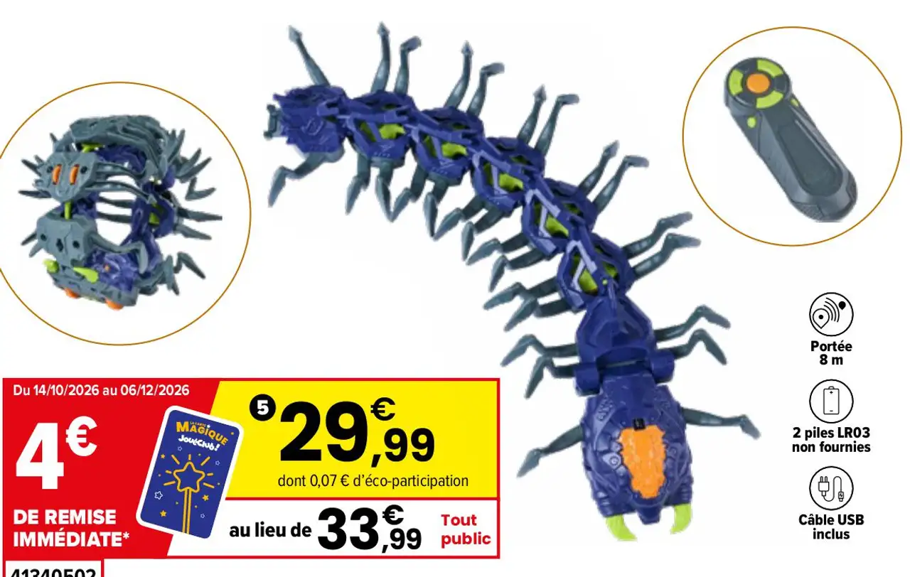 Explodapède Centipède Hex Bots