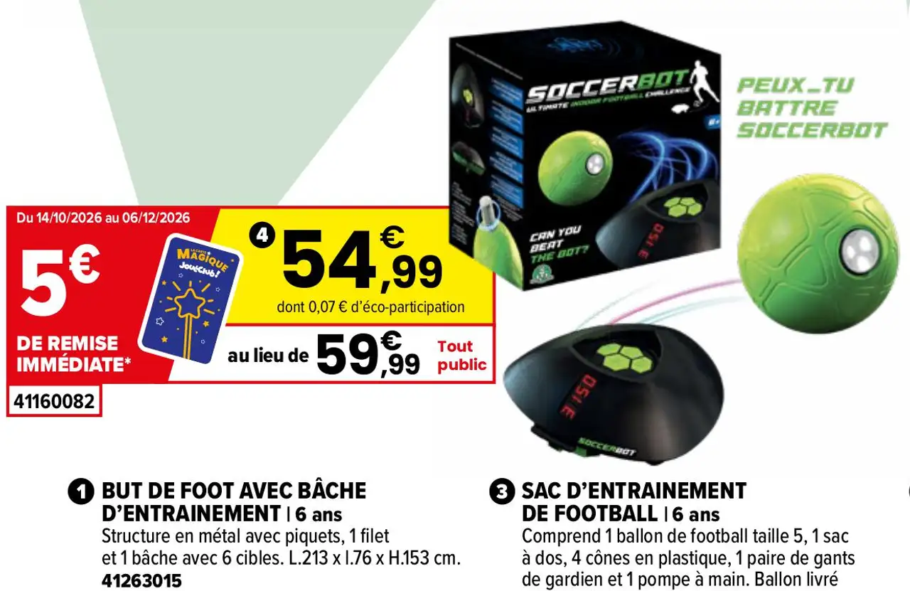 Soccer Bot - Robot de football d'entraînement