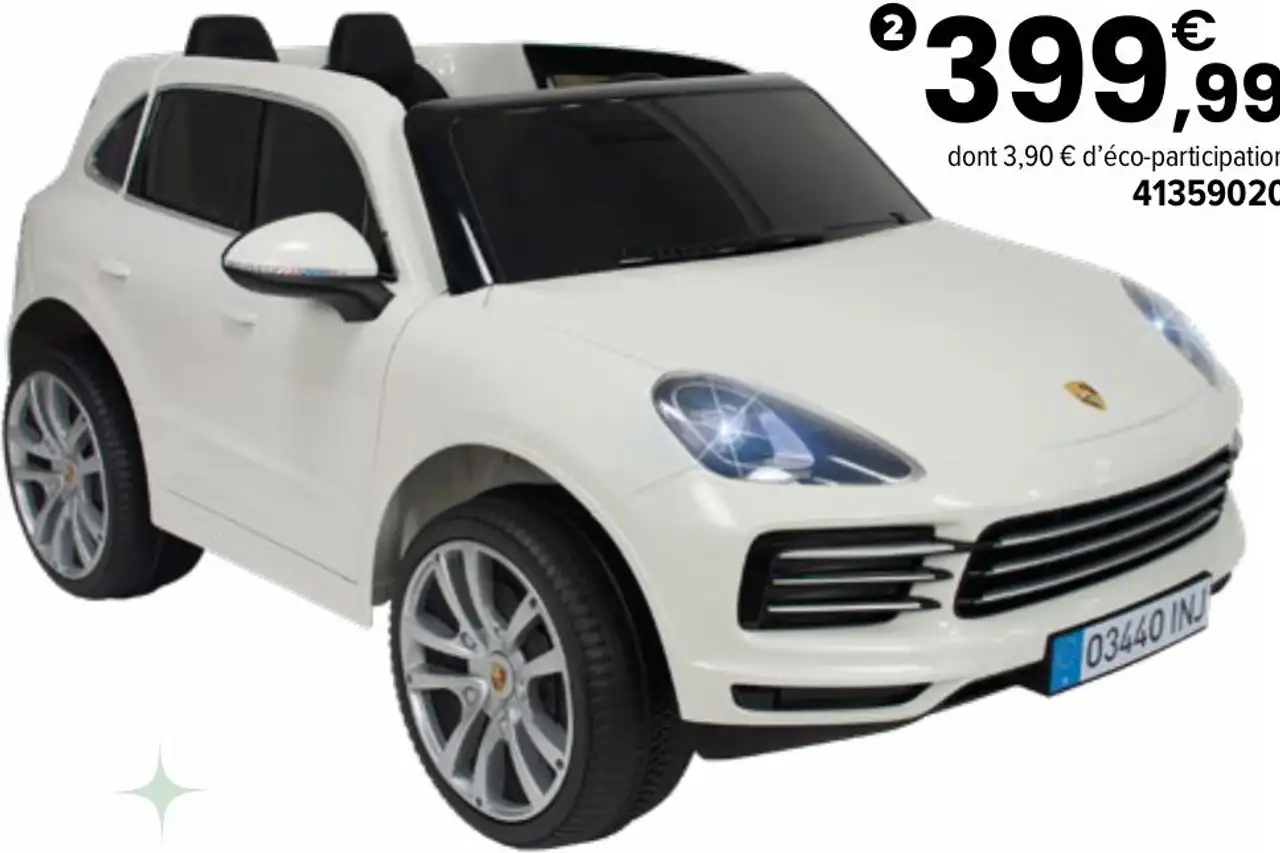Voiture électrique Porsche Cayenne Sport 12 V