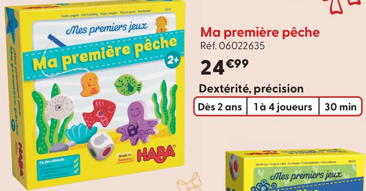 Jeu de société Ma première pêche HABA