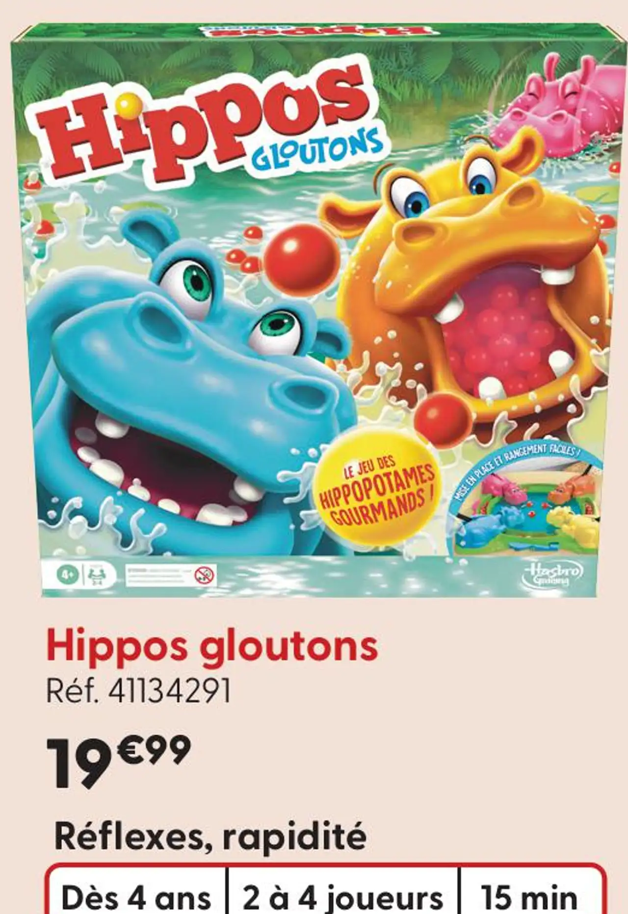 Hippos gloutons Hasbro