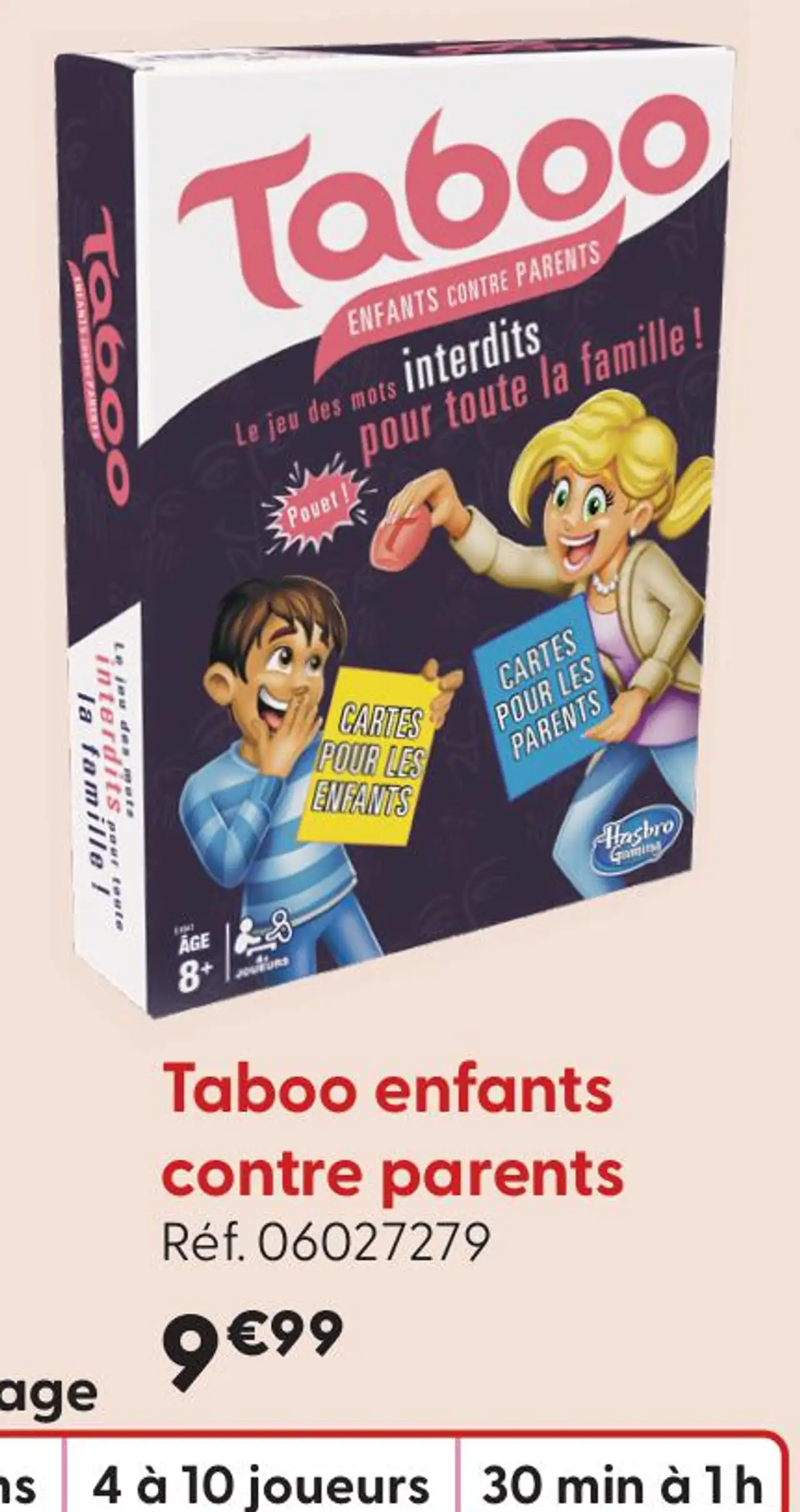 Taboo enfants contre parents