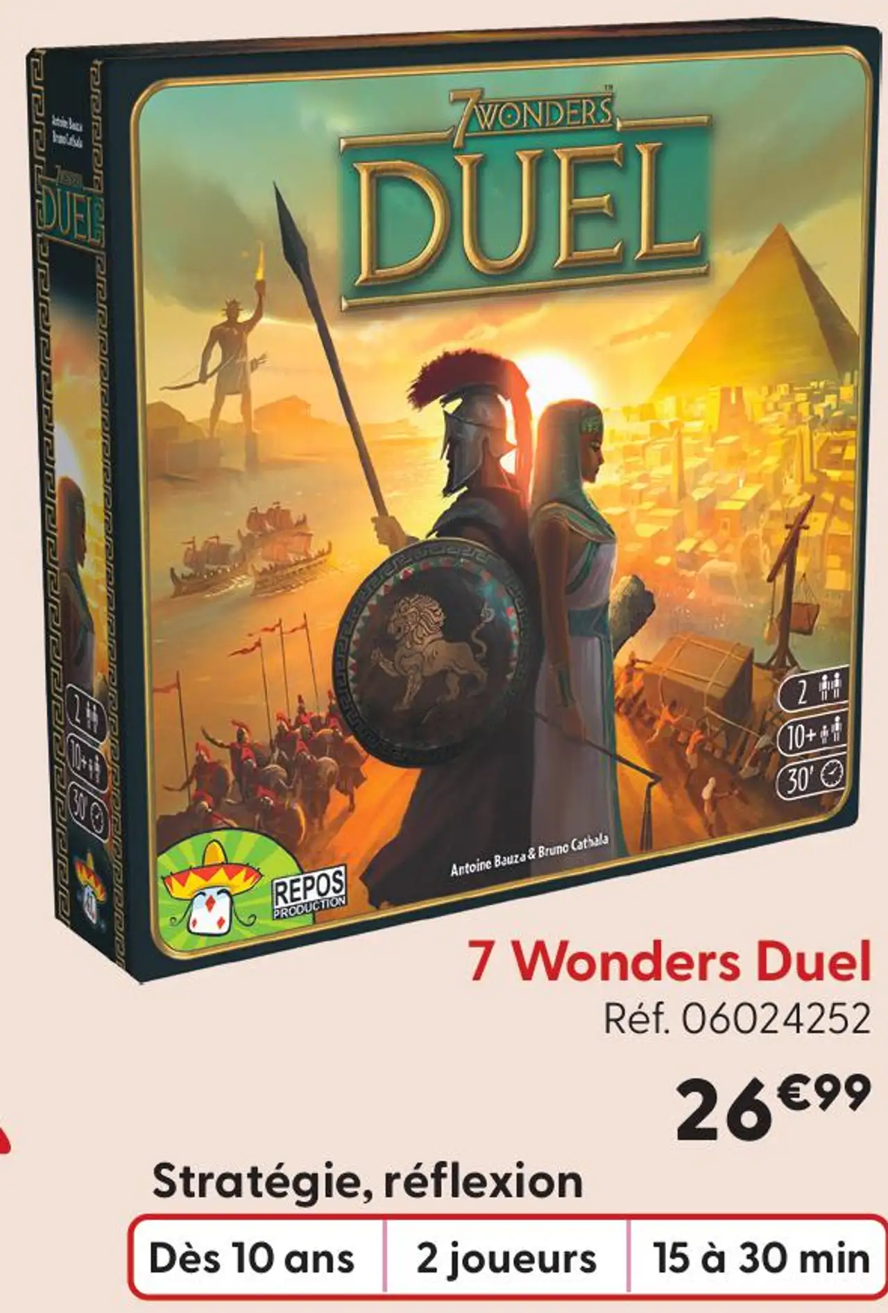 7 Wonders Duel Jeu de société