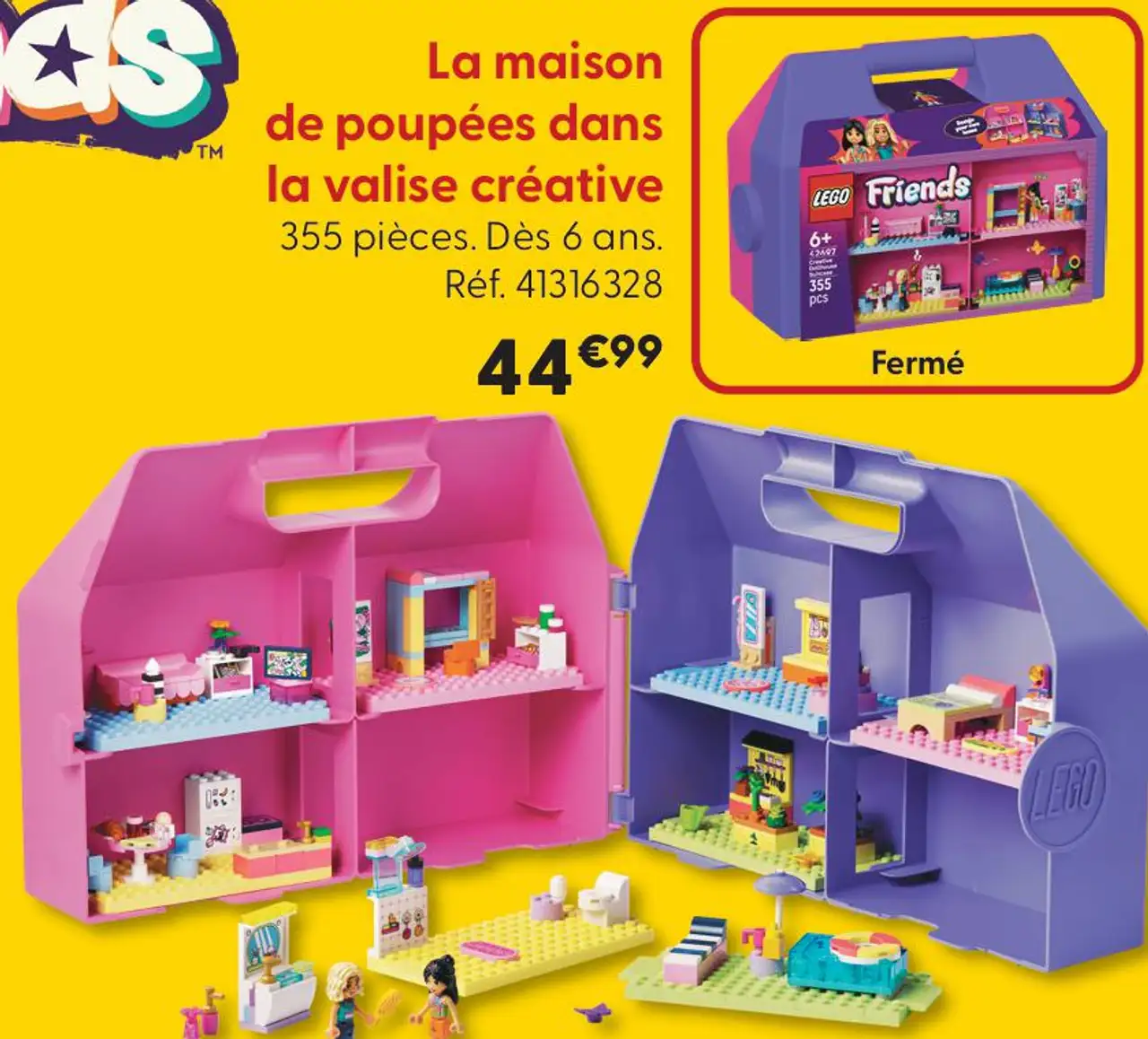 LEGO Friends La maison de poupées dans la valise créative