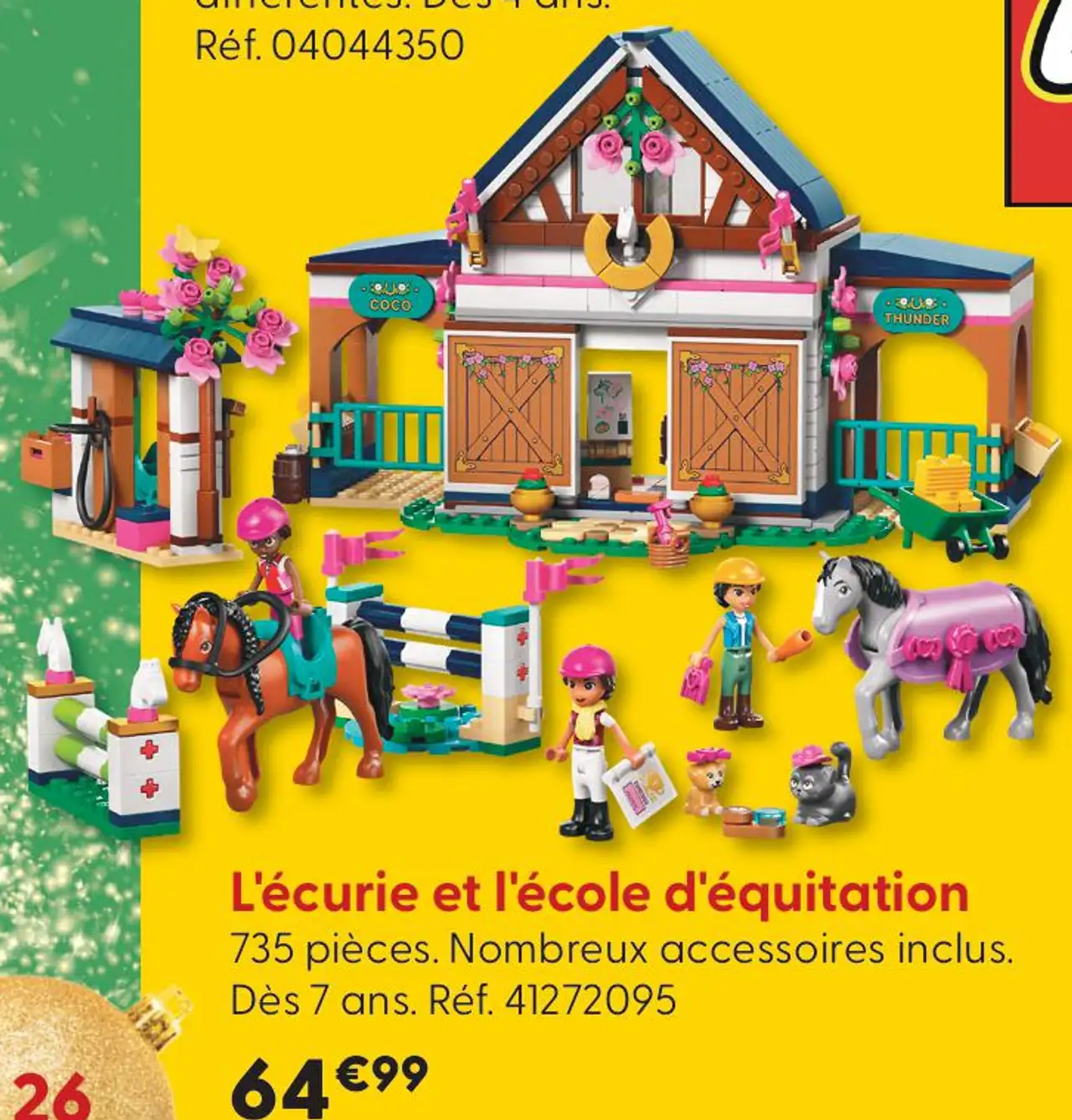LEGO Friends L'écurie et l'école d'équitation