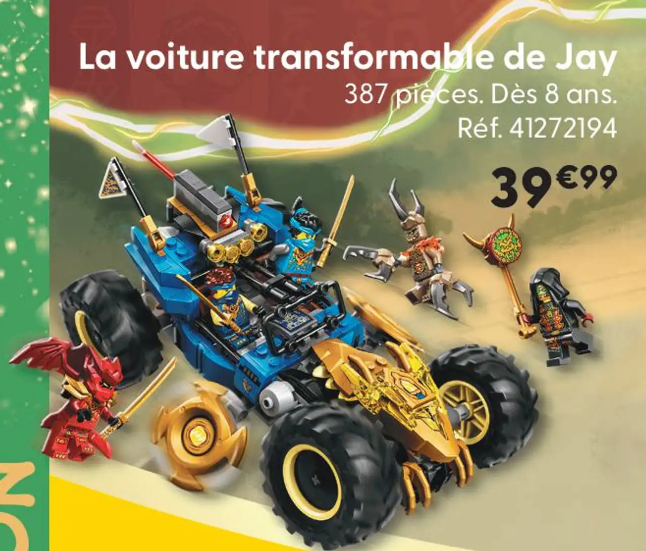 LEGO Ninjago - La voiture transformable de Jay