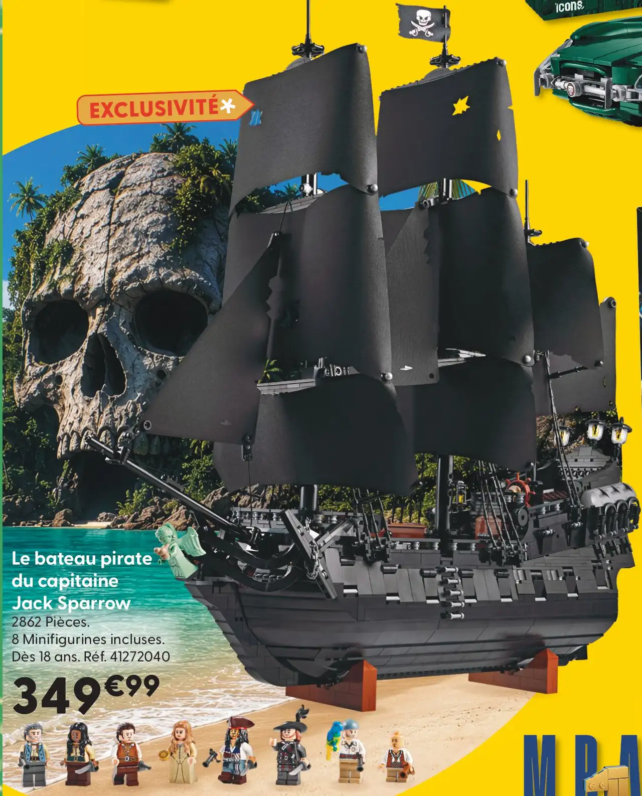 Le bateau pirate du capitaine Jack Sparrow LEGO