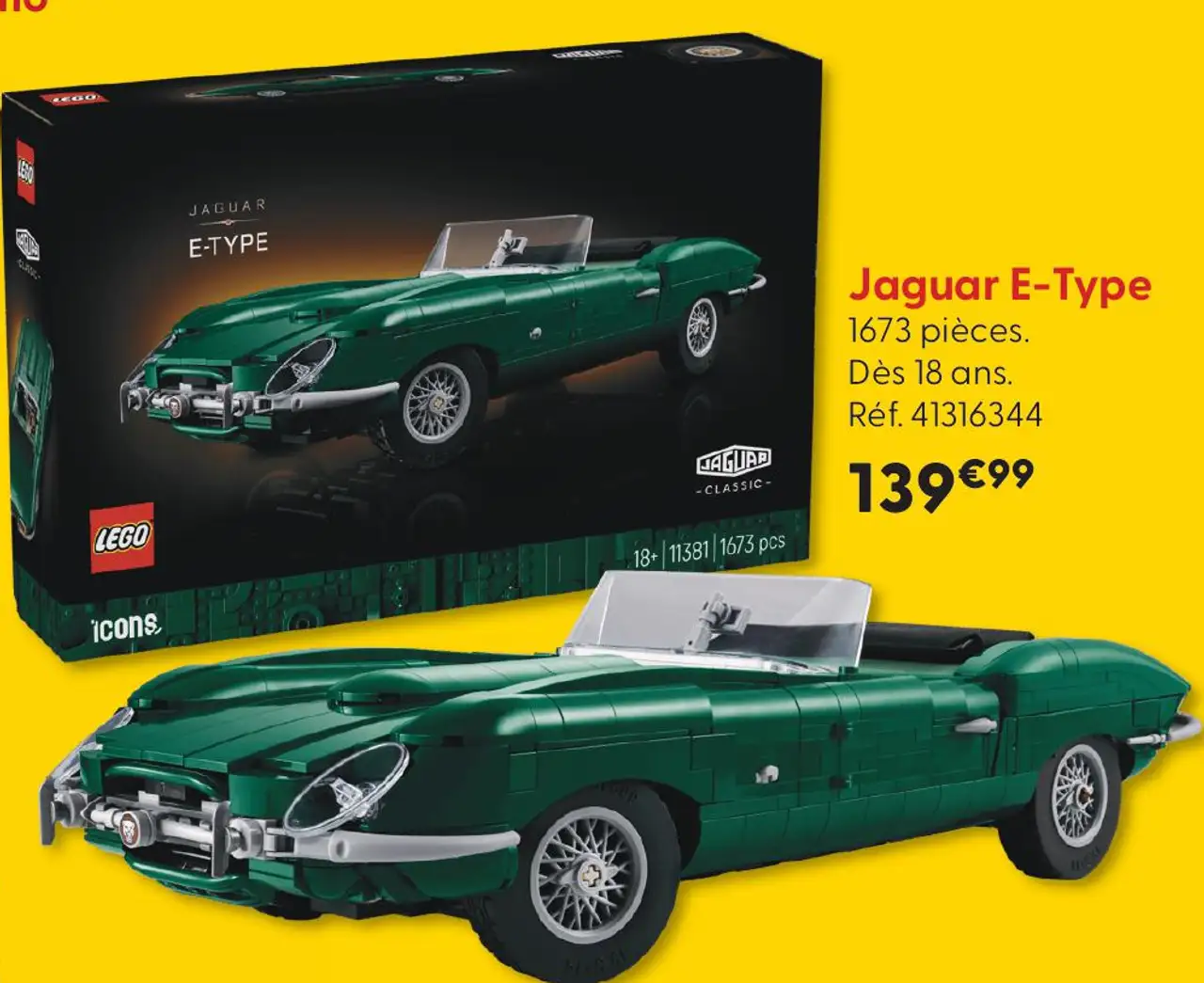 Jaguar E-Type LEGO Icons