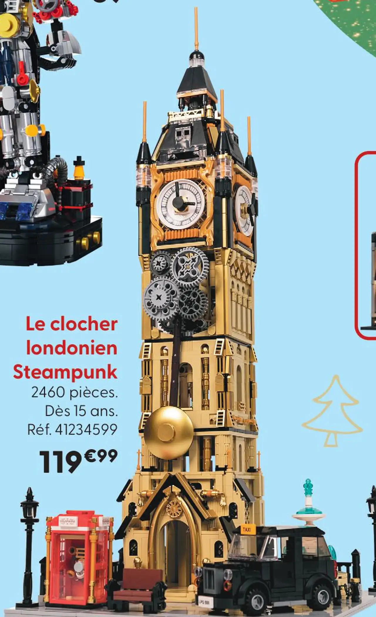 Jeu de construction Le clocher londonien Steampunk Pantasy