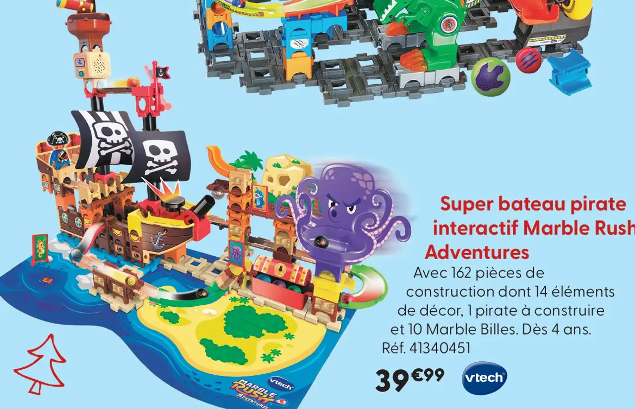Super bateau pirate interactif Marble Rush Adventures VTech